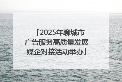 2025年聊城市广告服务高质量发展媒企对接活动举办