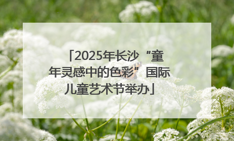 2025年长沙“童年灵感中的色彩”国际儿童艺术节举办