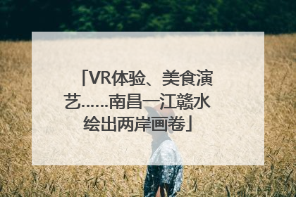 VR体验、美食演艺……南昌一江赣水绘出两岸画卷
